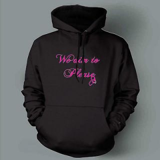 WE AIM TO PLEASE PINK 50 SHADES OF GREY CHRISTIAN BOOK FIFTY HOODIE