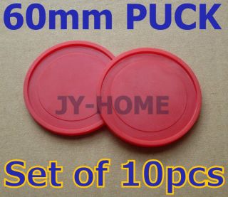  10pcs 60mm Red Air hockey table Puck 2.36 7g cheap