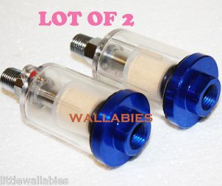 LOT OF 2 WATER AND OIL SEPARATOR TRAP AIR COMPRESSOR FILTER POWER TOOL