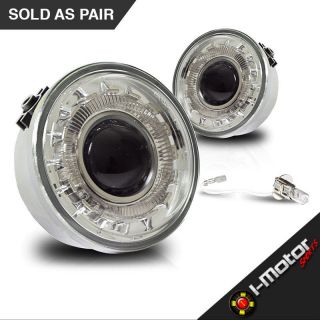 06 08 Ford F150 Fog Lights Clear Lens Halo Projector Fog Lamps PAIR
