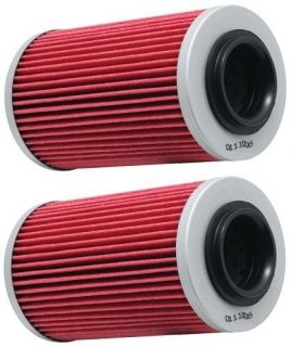 Powersports Oil Filters (Pack of 2) 2008 10 CANAM SPYDER GS990/SM5