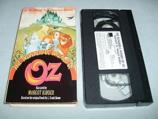 The Wonderful Wizard of Oz (VHS, 1987)   ANIMATED   MARGOT KIDDER
