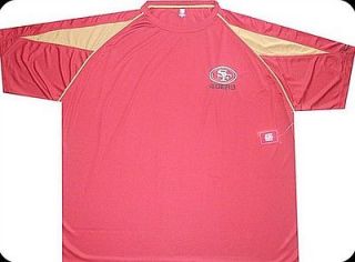 San Francisco 49ers Dry Fit Style Shirt Mens Sz 5XL NFL Team Apparel