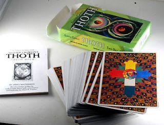 Vintage 1983 Aleister Crowley Thoth Tarot Deck Large Complete with Hex