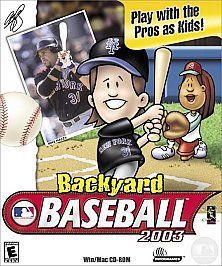 Backyard Baseball 2003 (PC, 2002) No Booklet