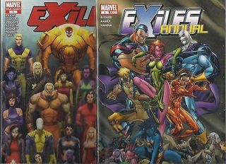 EXILES LOT   ANNUAL #1 & DAYS OF THEN AND NOW 1 SHOT (NM)