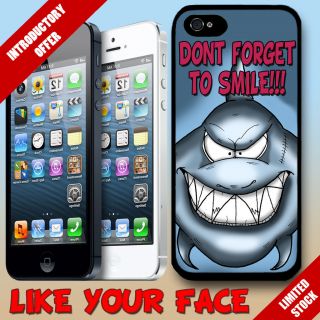 Funny saying animal cartoon Great white shark phone case cover for