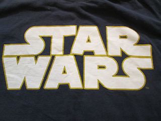 Star Wars Jedi Movie Blue Vintage Authentic Retro T Shirt Soft Tee T