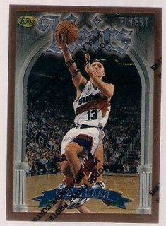 1996 97 TOPPS FINEST #217 STEVE NASH ROOKIE RC LAKERS