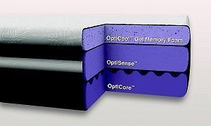 Sealy Optimum Gel Memory Foam Mattress with or without Box Springs