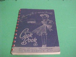 VINTAGE GAS RANGE COOK BOOK THE WAY TO A MANS HEART THE GAS SERVICE