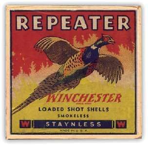 Winchester REPEATER Staynless series ~ vintage mini shot shell box