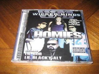 CD Wicked Minds   Homies   Wreck Baby Wicked Lil Rob Lil Blacky ALT