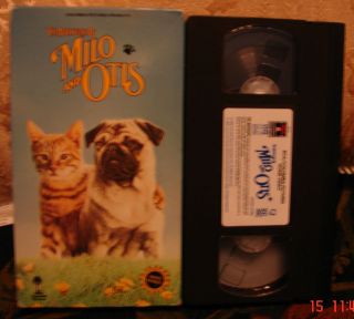 The Adventures of Milo and Otis Vhs Video VGC Wonderful Family Movie