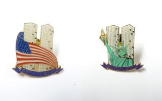 September 11, 2001 Twin Towers Lapel Pin / 9/11 Pin