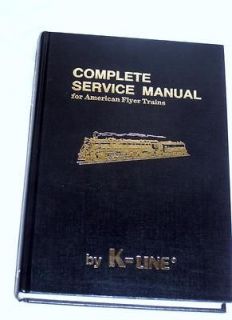 American Flyer Complete Service Manual Out of Print S gauge book AC