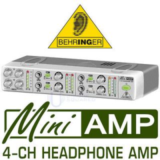 Newly listed Behringer AMP800 AMP 800 4 Channel Headphone Amplifier