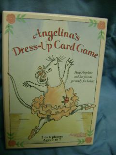 ANGELINA BALLERINA Dress up Card Game