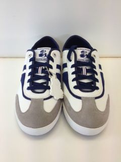 BJORN BORG BJ anders WHITE BLUE CASUAL TRAINERS NEW IN BOX