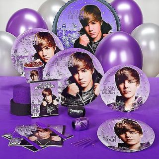 Justin Bieber Birthday Party Supplies and Favors   You Pick