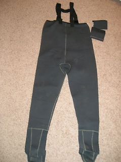 American Camper Waist High Rubber Fishing Water Waders   Size M