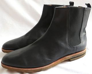 VERONIQUE BRANQUINHO + Camper Together Black leather mens boots shoes
