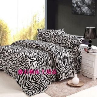Zebra Print Bedding Set