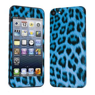 Apple iPod Touch 5 5th Case Decal Vinyl Skin Cover Sticker Blue