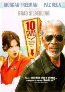 10 ITEMS OR LESS DVD Morgan Freeman Paz Vega Bobby Cannavale Jonah