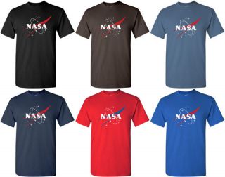 NASA T shirt US COOL Space Tee RETRO SCIENCE GEEK Shirt
