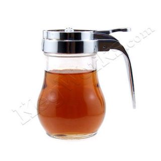 Maple Syrup or Honey Dispenser   14 oz   Spring loaded Glass Syrup