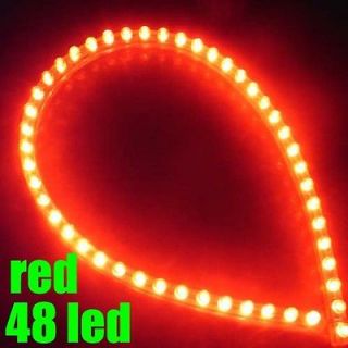 Red Aquarium Fish Tank 48 LED Bar Light Power Adapter