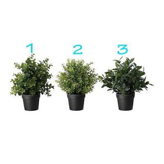 IKEA artificial potted plant 10 lifelike nature pot green herb fresh