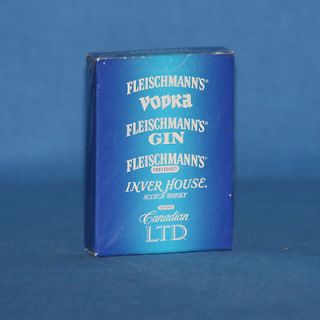 Vintage Logo Playing Cards   Fleischmanns United Alcohol Distillers