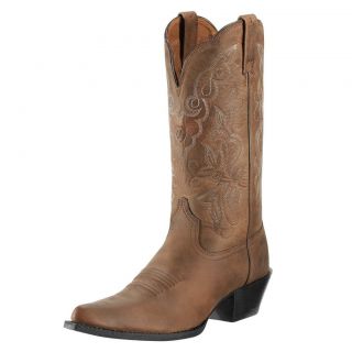 Ariat Heritage J toe Womens Western Boot in Distressed Brown (item