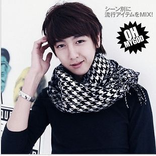 Checkered Arab Shemagh Grid Neck Scarf Wrap 4 Men