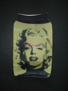 MARILYN MONROE iPod  Mobile Cell Phone Sock Pouch Case