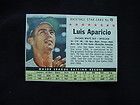 NICE 1961 Post Cereal Box #19 Luis Aparicio, Chicago White Sox, LOOK