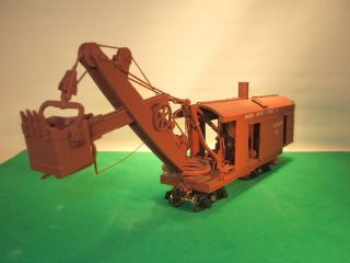 On3 BRASS CAR WORKS D&RGW OQ MARION STEAM SHOVEL FAC PAINTED