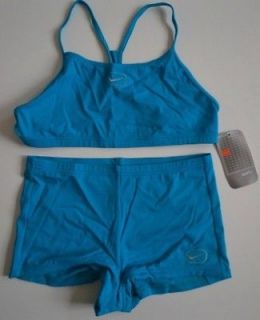 Nike Bikini Tankini Swimsuit Aqua Blue Sizes UK 36, 38 (12, 14
