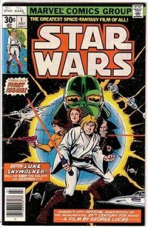 STAR WARS #1,SOLID VF COPY,OFF WHITE/WHITE PAGES