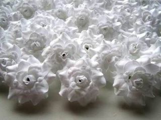 100X Neon Roses Artificial Silk Flower Heads Wholesale Lots Wedding