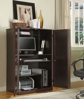 Innovex CA750P99 Computer Armoire Cherry Wood