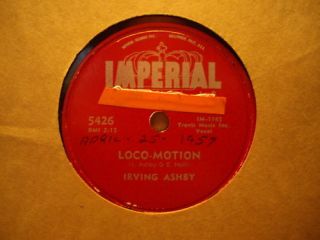 IRVING ASHBY   Loco Motion / Night IMPERIAL 78rpm