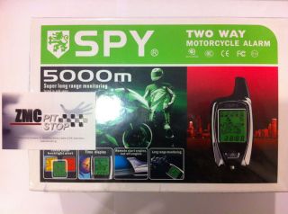 SPY 2Way Bike Alarm 5000m LM209 / Remote Engine Start / Shock Sensor