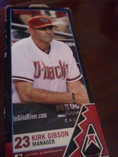 KIRK GIBSON NEW NIB ARIZONA DIAMONDBACKS 2011 BOBBLEHEAD MLB BASEBALL