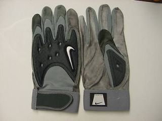 Nike College D Tack III Pro Line Football Gloves Leather Palm Sz