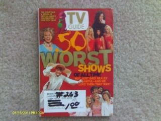2002 Issue of TV Guide, Phyllis Diller, Sally Field, Barney
