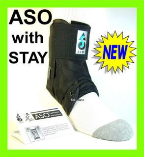 ASO Ankle Brace Support With Plastic Stays Brand New