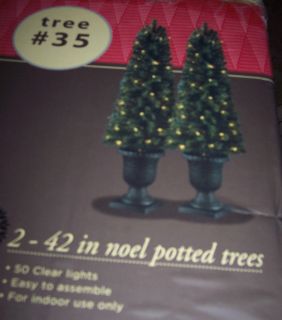 potted artificial christmas tree